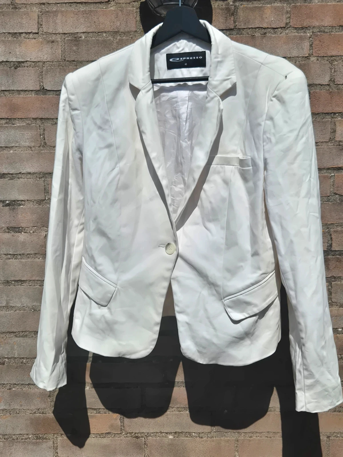 Witte blazer - Expresso